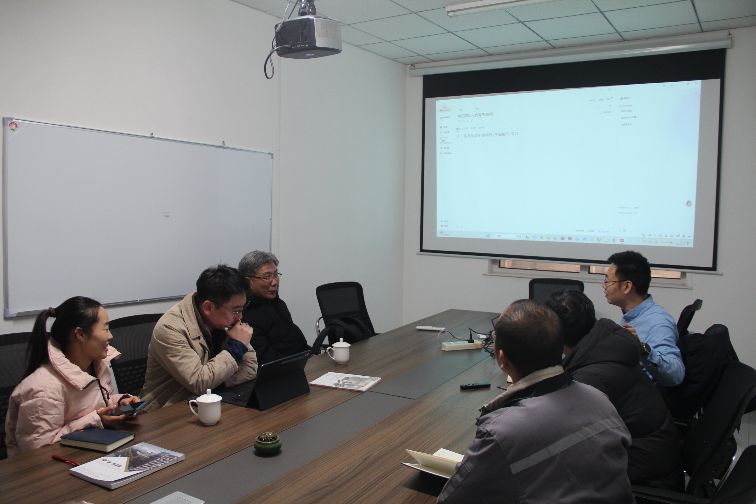 Shandong Lannuo Discusses Project initiationis strepitus Laboratorium et Imperium cum Professore KWAK, luna Kyu, Ph.D. et Repraesentativa Liang Tongho ab Universitate Dongguk, Corea Meridiana.